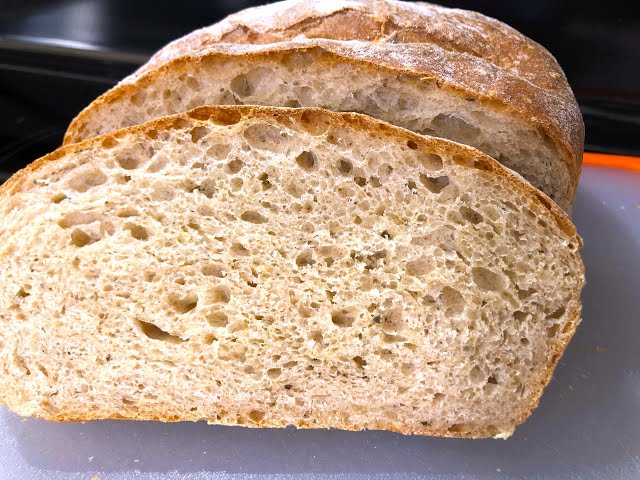 Итальянский хлеб с цельнозерновой мукой