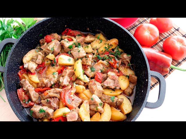 Оджахури – сочное мясо с картошкой