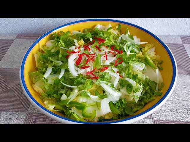 Лёгкий салат из капусты