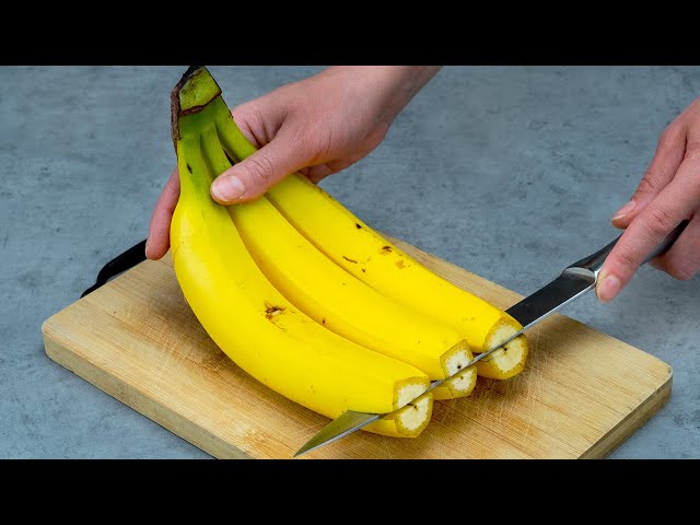 Домашний пирог с бананами